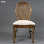 Antique Rattan Back Style Louis Chair