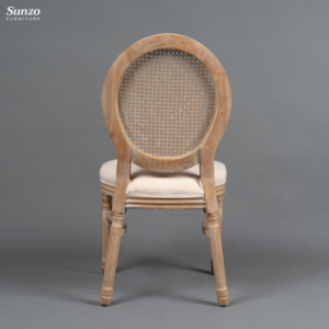 Antique Rattan Back Style Louis Chair - Image 2