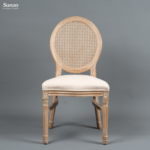 Antique Rattan Back Style Louis Chair