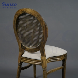 Antique Rattan Back Style Louis Chair - Image 4