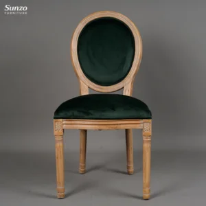 Antique King Louis Dining Chair - Louis chair with rubber wood frame