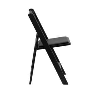 Black Resin Folding Wedding Chair - Image 4