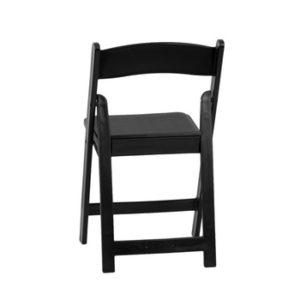 Black Resin Folding Wedding Chair - Image 5