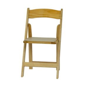 Natural Wood Folding Garden Chair (SZ-6503) - Image 3