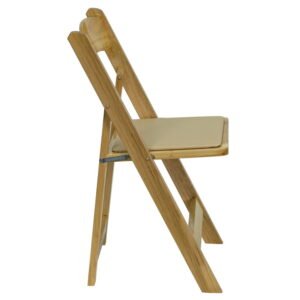 Natural Wood Folding Garden Chair (SZ-6503) - Image 5