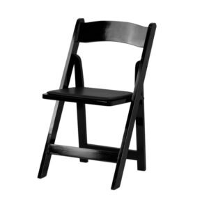 Black Wood Padded Folding Chair (SZ-6503) - Image 5