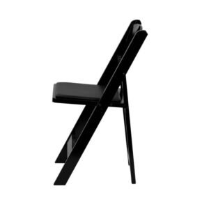 Black Wood Padded Folding Chair (SZ-6503) - Image 2