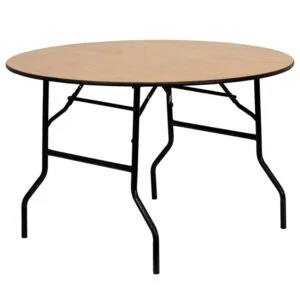 5ft Round Wood Folding Banquet Table (SZ-FT-WR)