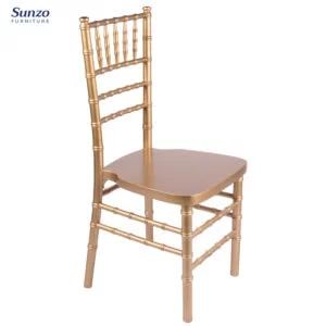 Red Gold Wood Beech Wood Chiavari Chair (American Style)