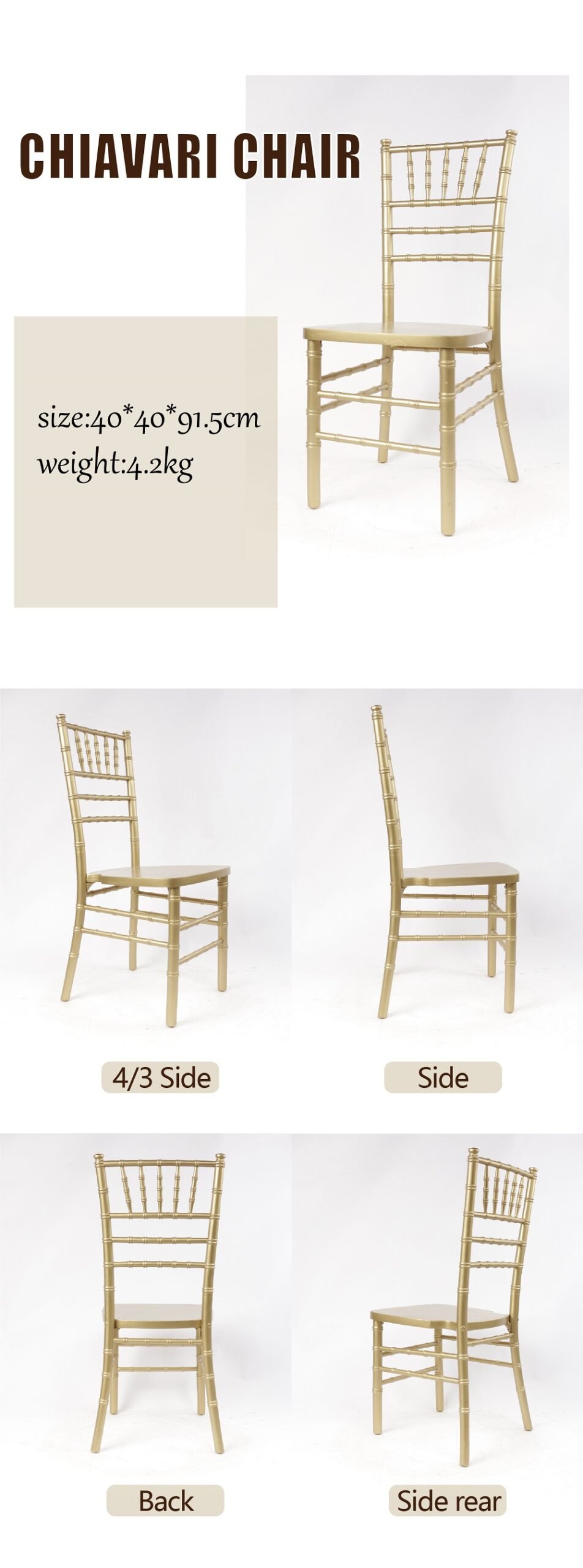 Chiavari Chair Gold