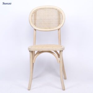 Wood Rattan Chair Wood Color (SZ-R1001) - Image 2